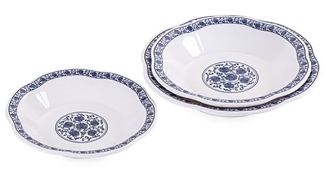 Orchid‑patterned oval deep plates, snack saucers, melamine irregular special‑shaped tableware, small plates for  dishes